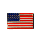 Flag - USA Rectangle Gold